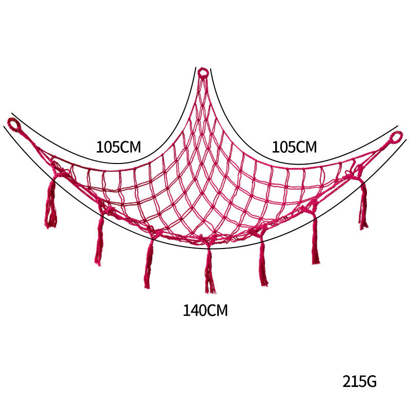 Stuffed Animal Storage Hammock - Large Toy Organizer Net For Plush Toys, Corner Hanging Storage For Kids' Room Decor  Multiple Color Options